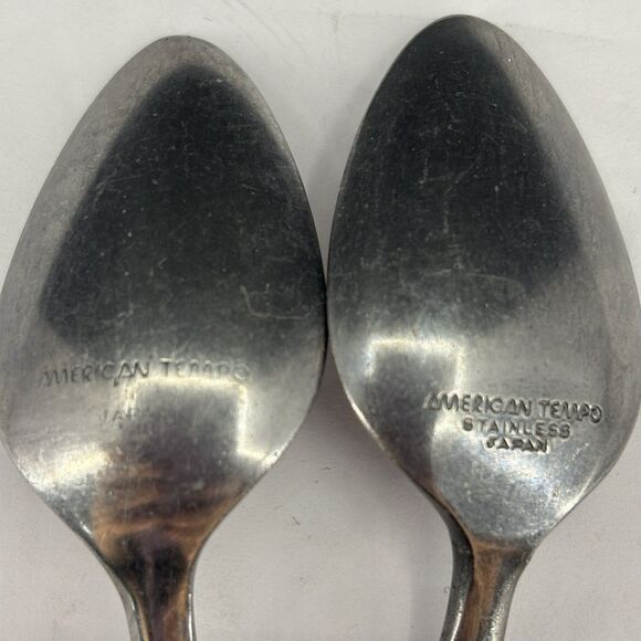 American Tempo MCM Various Piece Flatware/Serving Composite Wood Stainless Japan - Picture 9 of 16